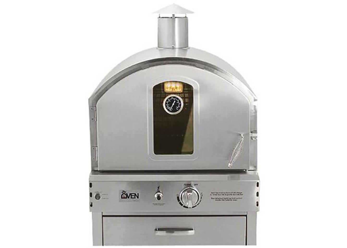 Summerset Built-In Countertop Outdoor Pizza Oven, Propane (SS-OVBI-LP)