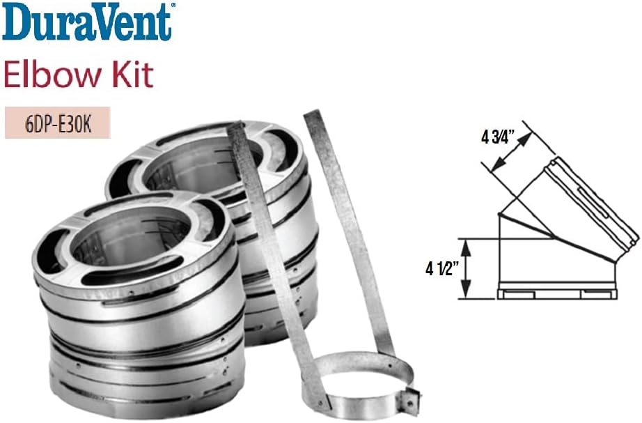 6X30 Elbow (Pair) Duraplus (2) Elbows & (1) Strap (9066KIT)