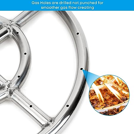 12 Ss Fire Ring - Round 92k Btu (Frs12)