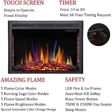Empire 39" Nexfire Traditional Electric Fireplace