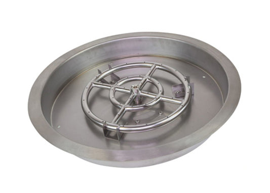 Athena 19 Stainless Steel Drop-In Round Pan with 12 Burner (DIP-RD-19)