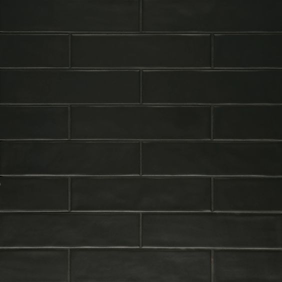 Liner - Black Porcelain Walls With Matte Black Ceiling And Floor Liner - Cottage Brick (Dvct40)