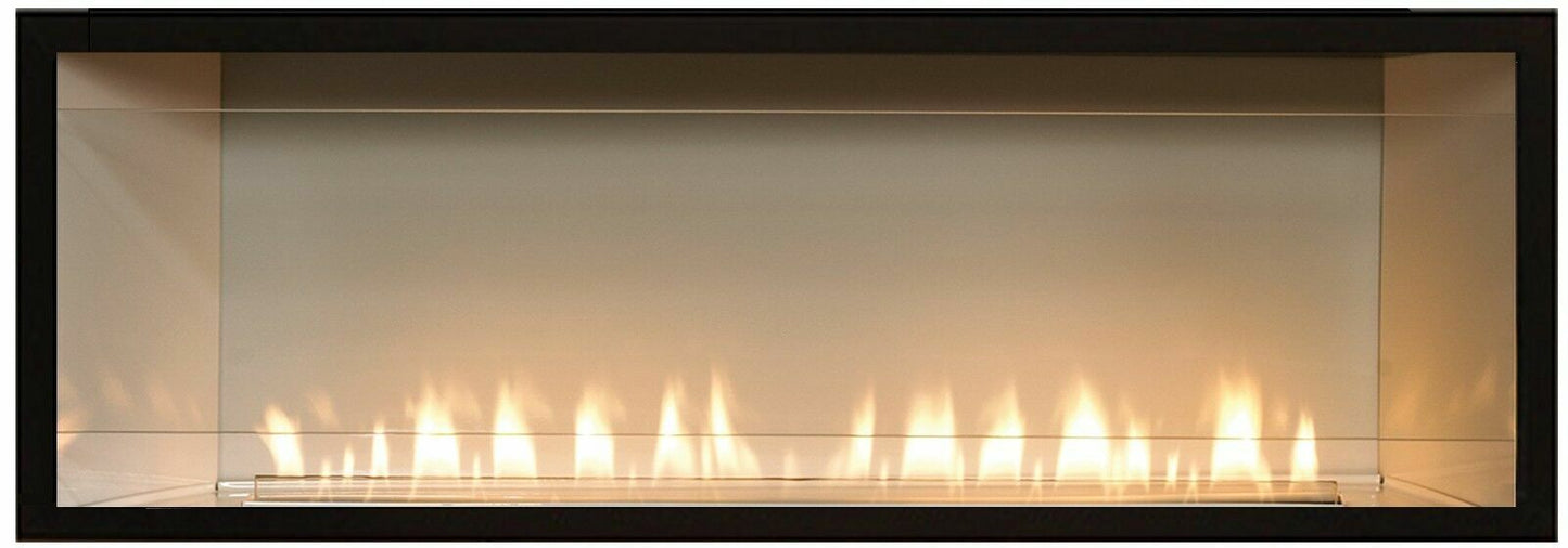 Empire Comfort Systems Boulevard 36” Vent-Free Linear Fireplace with IPI Electronic Ignition and Thermostat Remote, Natural Gas (VFLB36FP90N)