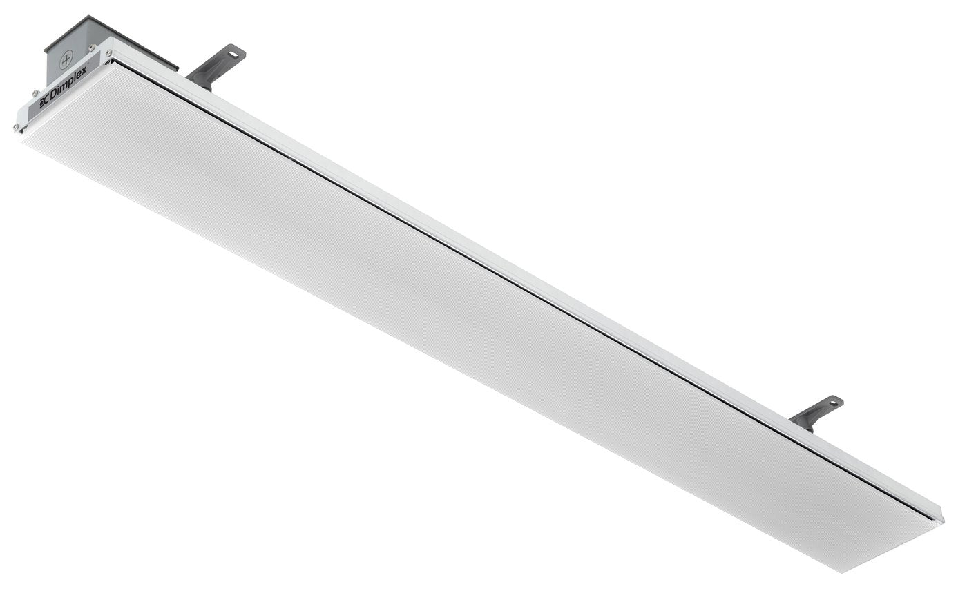 Indoor Outdoor Electric Infrared Heater, 1500W, 120V, LONG WAVE IR WHITE