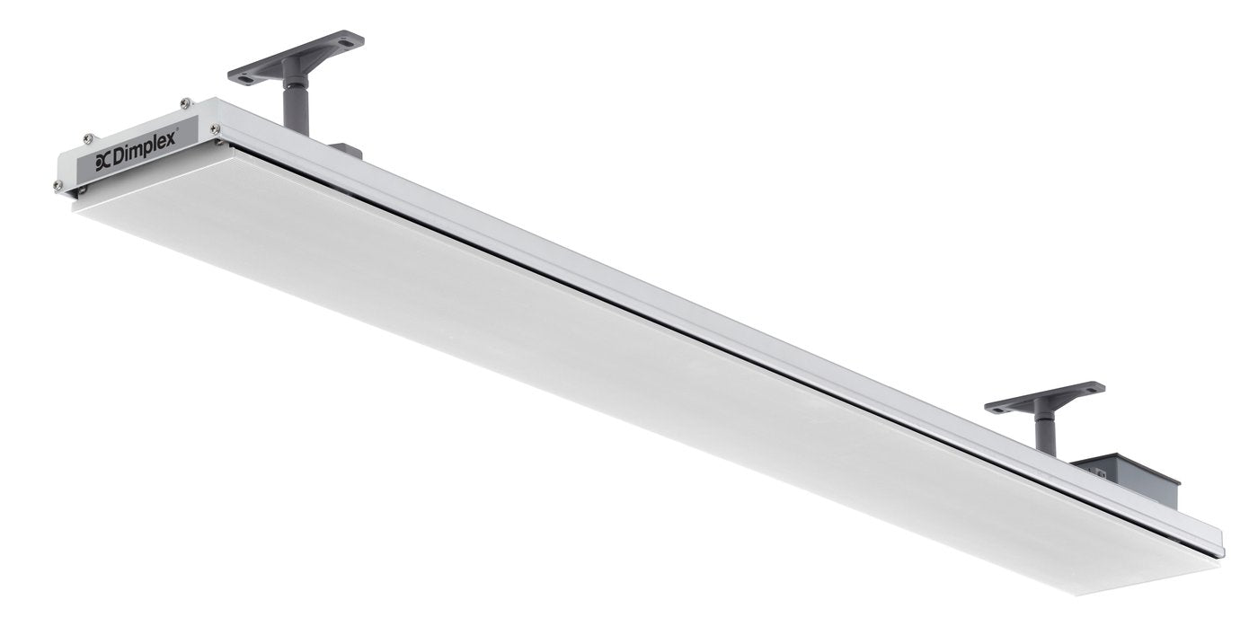 Indoor Outdoor Electric Infrared Heater, 1500W, 120V, LONG WAVE IR WHITE
