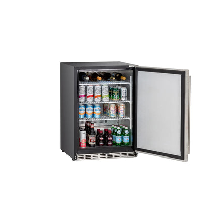 Summerset 24" 5.3ft3 Left-to-Right Opening Outdoor Rated Refrigerator (SSRFR-24S)