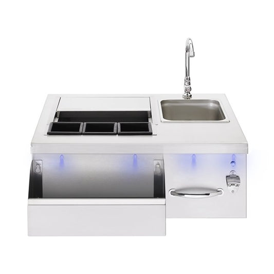 30" Beverage & Prep Station with LED Lig