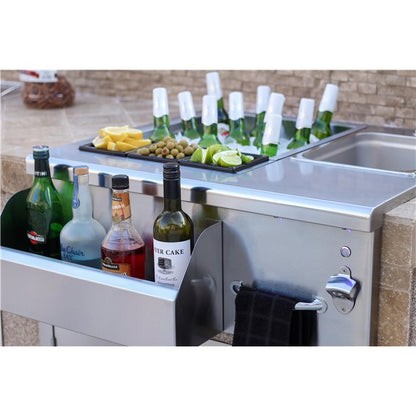 30" Beverage & Prep Station with LED Lig