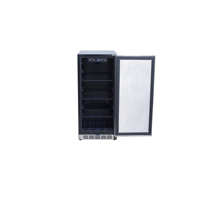 15" Outdoor Rated Fridge with Stainless Steel Door