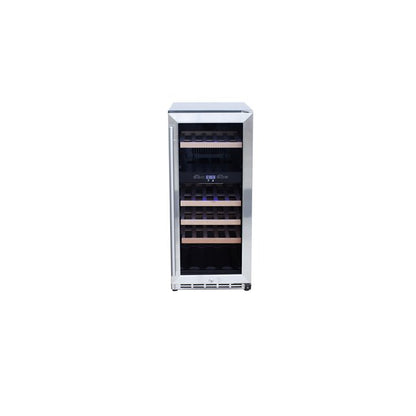 15" Outdoor Rated Dual Zone Wine Cooler