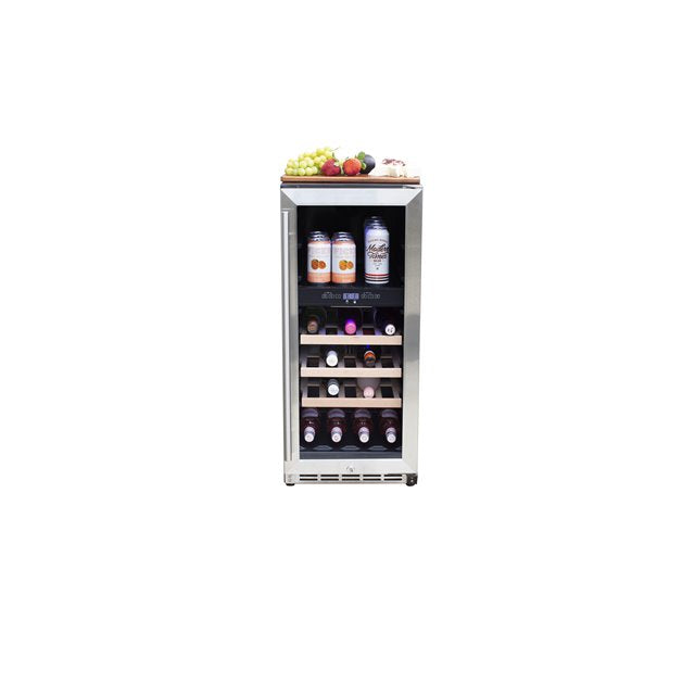 15" Outdoor Rated Dual Zone Wine Cooler