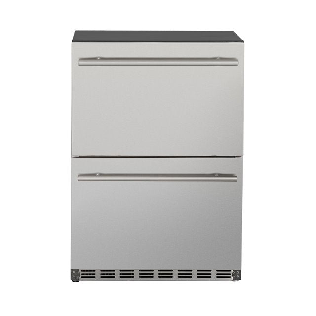 24" 5.3C Deluxe Outdoor Rated 2-Drawer Fridge