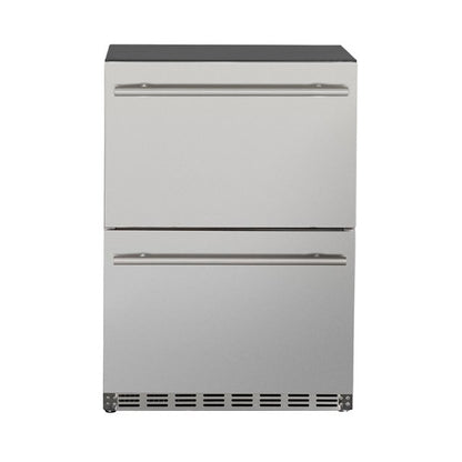 24" 5.3C Deluxe Outdoor Rated 2-Drawer Fridge