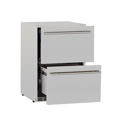 24" 5.3C Deluxe Outdoor Rated 2-Drawer Fridge