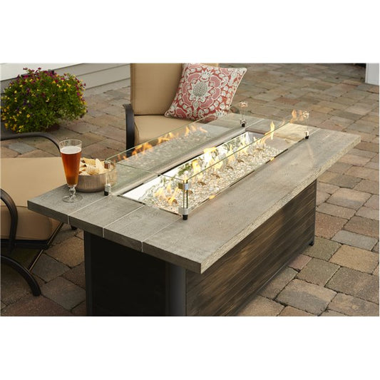 Outdoor Great Room 60" Cedar Ridge Linear Fire Table