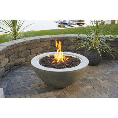 42" Round Natural Grey Cove Fire Bowl