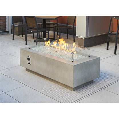 Outdoor Great Room 54" Natural Grey Cove Fire Pit Table