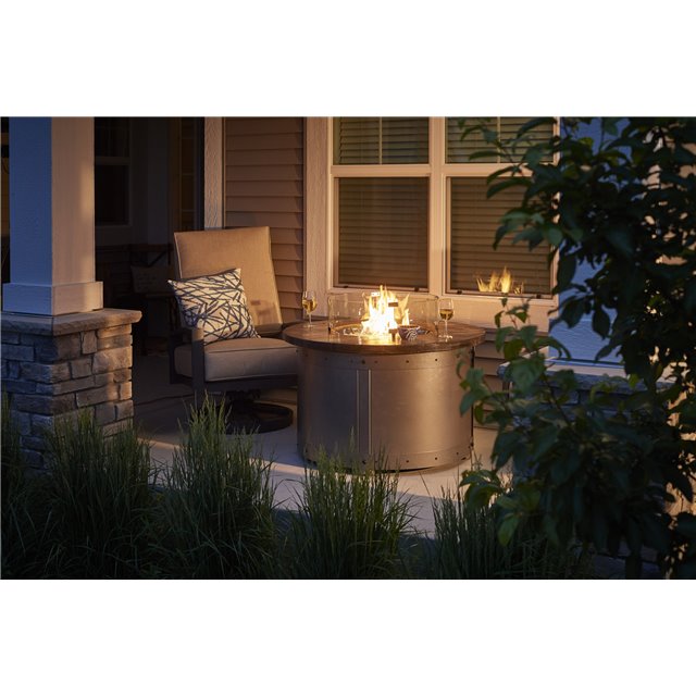 Edison Gas Fire Pit Table