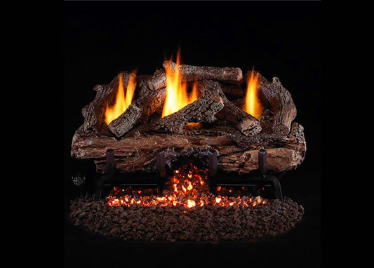 30 VF Charred Aged Split Oak Logs Only (1) CHAS-30