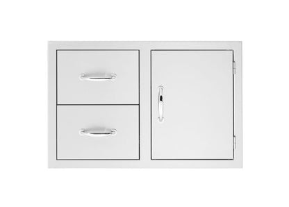 Summerset 33" Stainless Steel 2 Drawer and Access Door Combo (SSDC2-33)