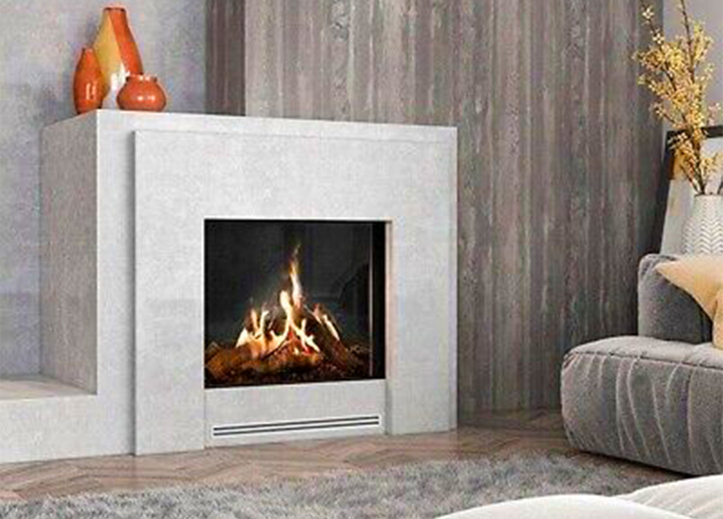 33 x 26 NG MatriX Gas Fire Box Front Facing