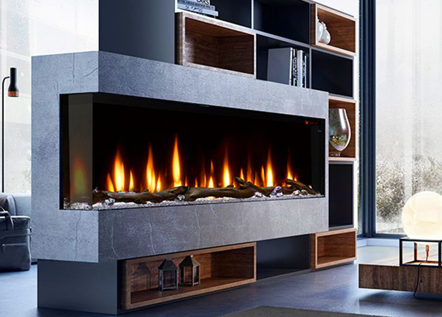 Dimplex IgniteXL® Bold 88" Built-In Linear Electric Fireplace (XLF8817-XD)