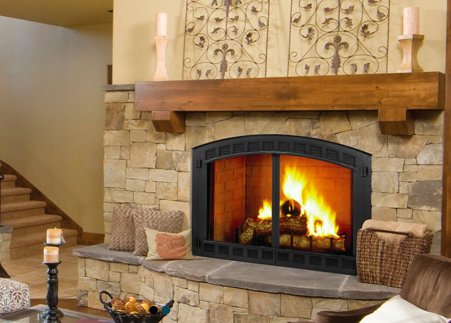 Majestic Biltmore 50 Radiant Wood Burning Fireplace With Traditional Refractory Lining (SB100)