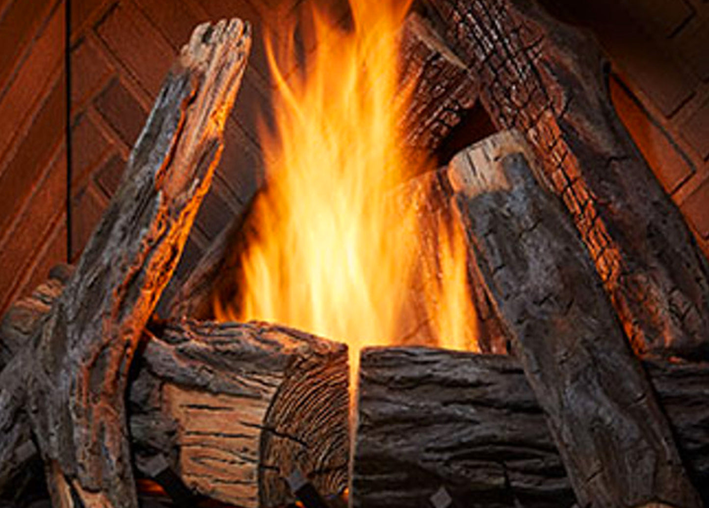 Majestic Courtyard 36 Vent Free Traditional Single-Sided Outdoor Fireplace with IntelliFire Ignition and Traditional Brick Refractory, Natural Gas or Propane (ODCOUG-36T)