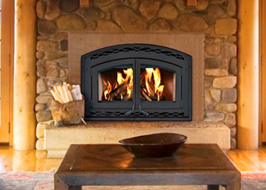 Superior 31" EPA Certified Wood Burning Fireplace, White Stacked Brick (F2846) (WCT6940WS)