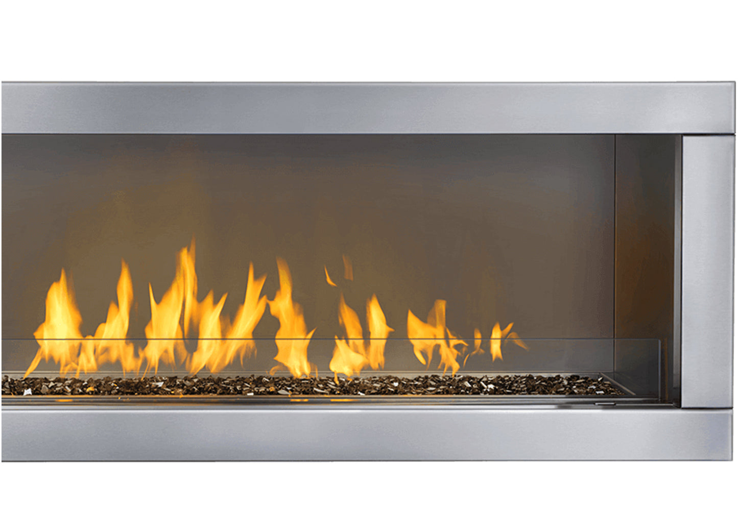 Napoleon Galaxy 48" One-Sided Outdoor Linear Gas Fireplace, Electronic Ignition (GSS48)