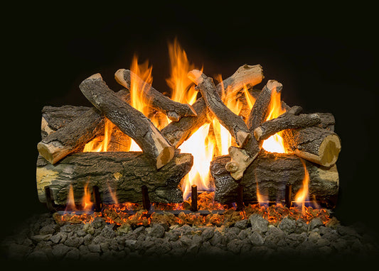 Grand Canyon Gas Logs Arizona Weathered Oak Charred 36" 10 Piece Gas Log Set