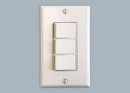 3 toggle wall switch for multi-color selection