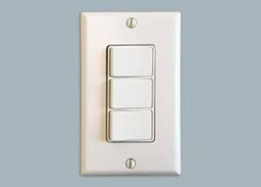 3 toggle wall switch for multi-color selection