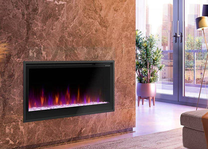 50 Multi-Fire Slim Linear Electric Fireplace