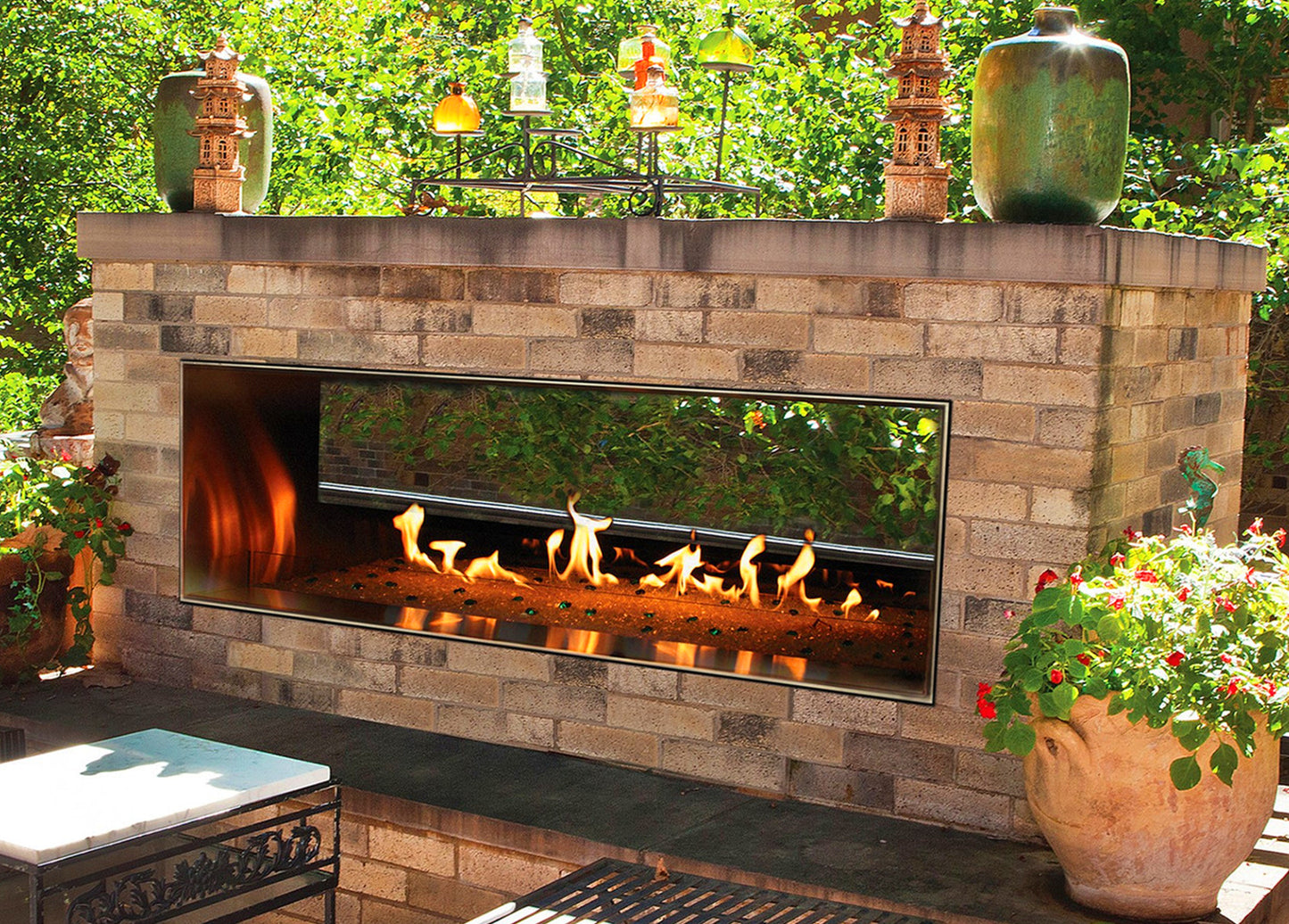 60 Lp Ss Linear Fireplace