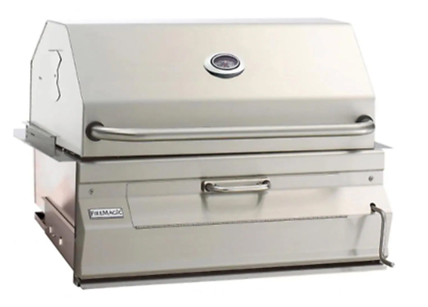 24 Ss Charcoal Grill Wsmoker Hood