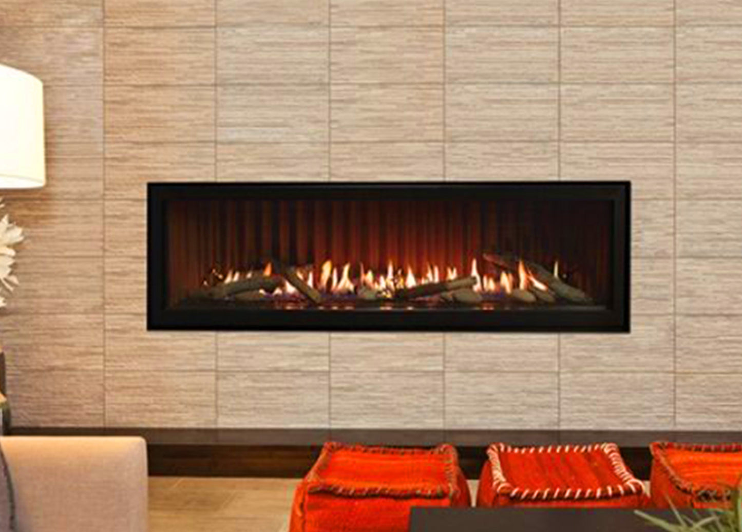 Empire Comfort Systems Boulevard 72 Direct Vent Linear Fireplace, Natural Gas (DVLL72BP90N)