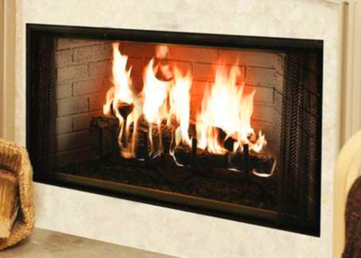 42 Radiant Wood Burning Fireplace