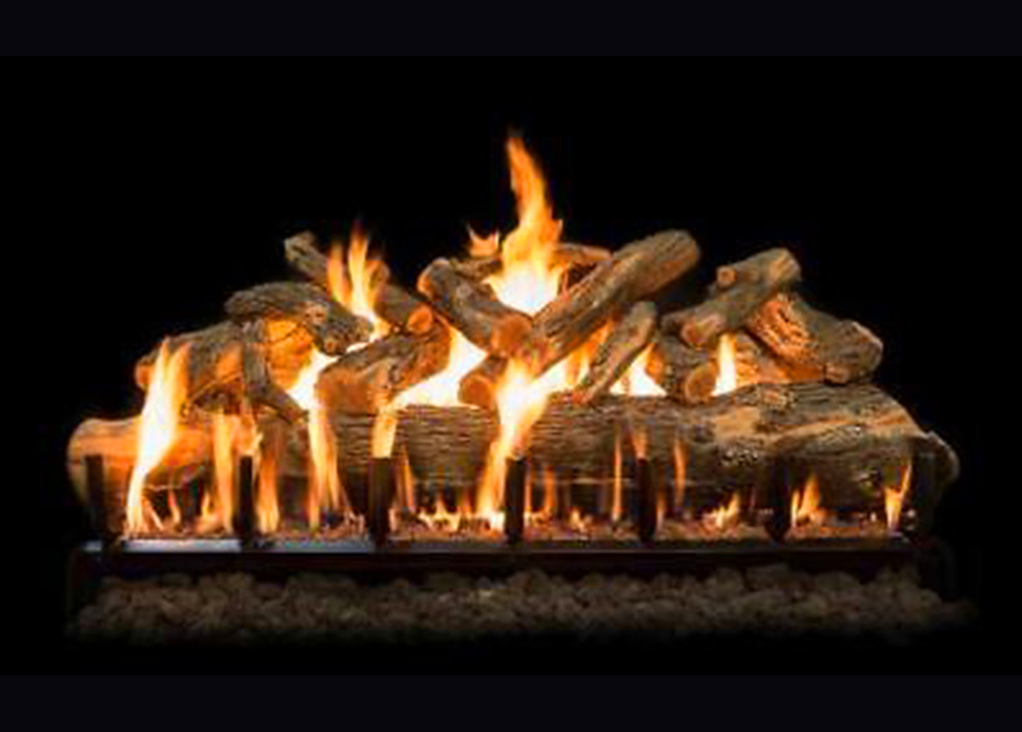 Grand Canyon Gas Logs Arizona Weathered Oak Jumbo 60 15 Piece Gas Log Set (JUMBOAWO60LOGS)