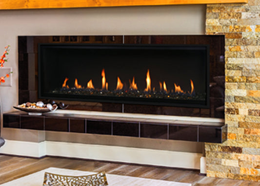 Superior DRL4000 Series 60" Direct Vent Linear Fireplace with Electronic Ignition, Natural Gas (DRL4060TEN-B) (F4385)