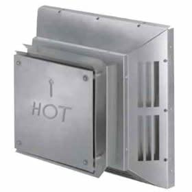 4'X6'-5/8' DVA Square Horizontal Termination Cap-Aluminum