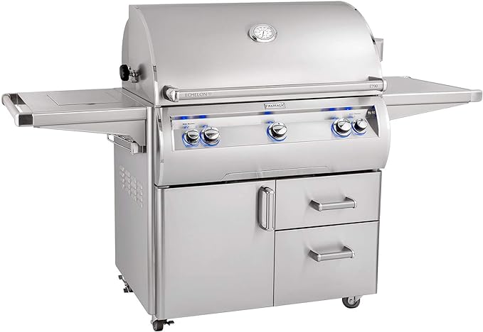 RH Peterson Echelon E790s Portable Grill/Analog/IR & Single Side Burners