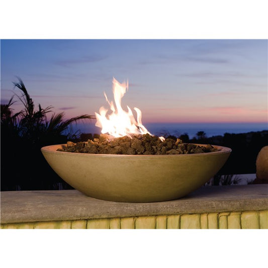 32" Light Basalt Marseille Fire Bowl, LP