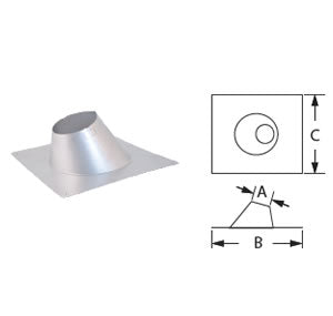 Flashing 012-612 (3x5) Concentric Vent