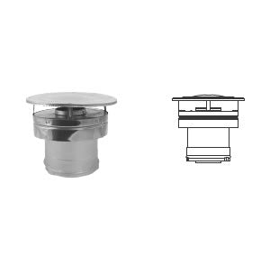 Vertical Cap (35) Concentric Vent