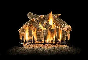 Grand Canyon Gas Logs Arizona Weathered Oak Charred 24" 8 Piece Gas Log Set (AWOC24LOGS)