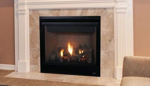 Direct-Vent Fireplace w/Aged Oak Logs and Electronic Ignition (DRT3040DEN-C)