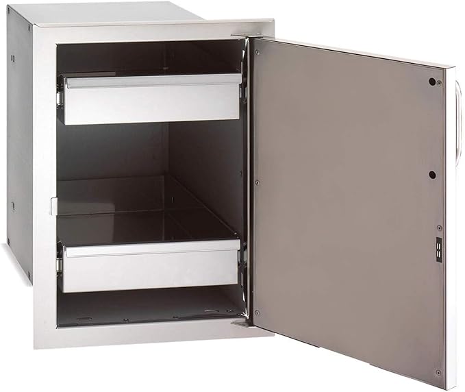 FireMagic Select Single Door with Dual Drawers - Left Hinge