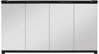 33 Door Bi-Fold Black Single Pane - Fits Bf33 (1) Bfdoor33blksm