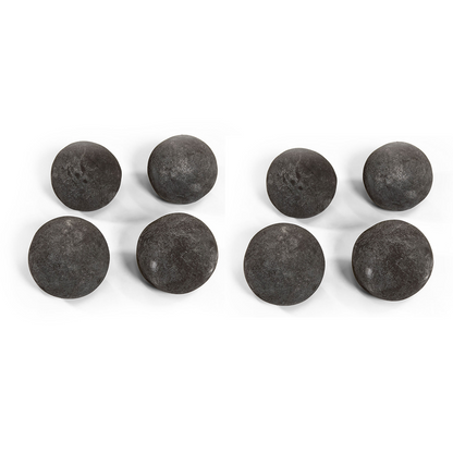 4in Cannonballs - 8 Piece Set - Black (CB4-8-B)